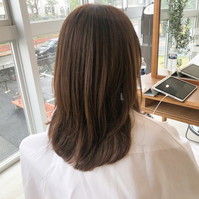 町田acceの春のオススメパーマ ミディアムレイヤーパーマ Acce Hair Com