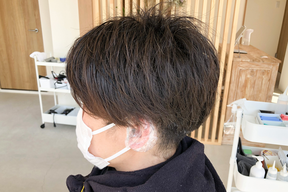 メンズパーマbefore