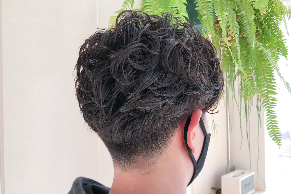 町田男性パーマ