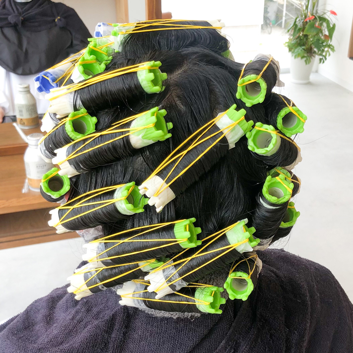 今どきウェーブパーマ