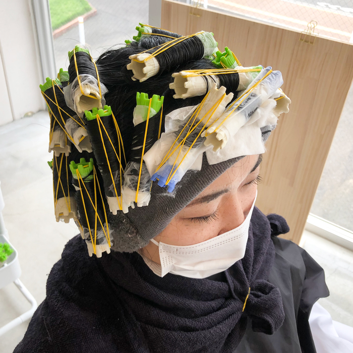 今どきウェーブパーマ