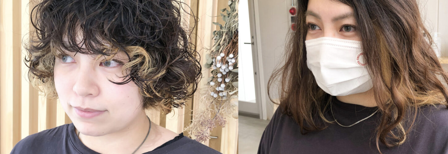 ブリーチパーマボブ